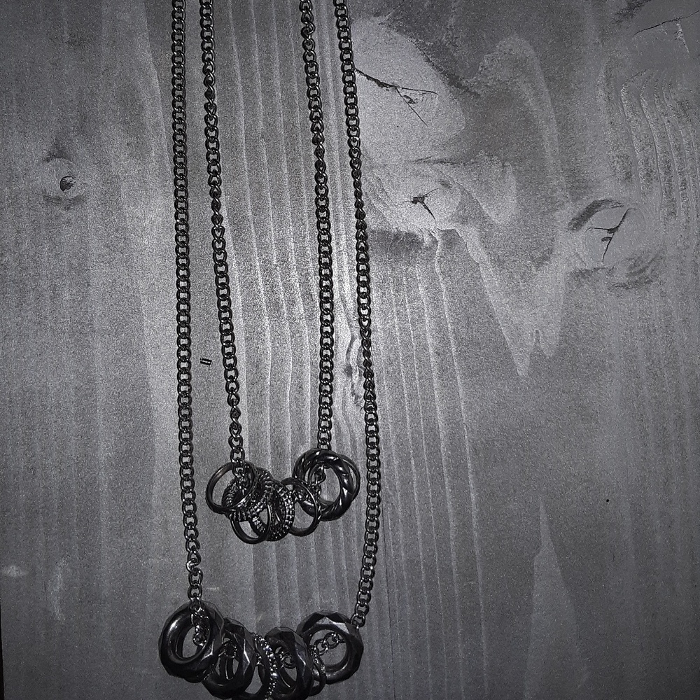 Forever 21 Layered Ring Necklace